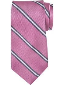 Egara Pink Stripe Narrow Tie