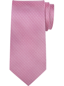 Egara Pink Dot Narrow Tie
