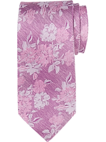 Egara Pink Floral Narrow Tie