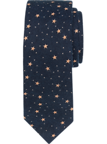 Egara Navy Stars Skinny Tie
