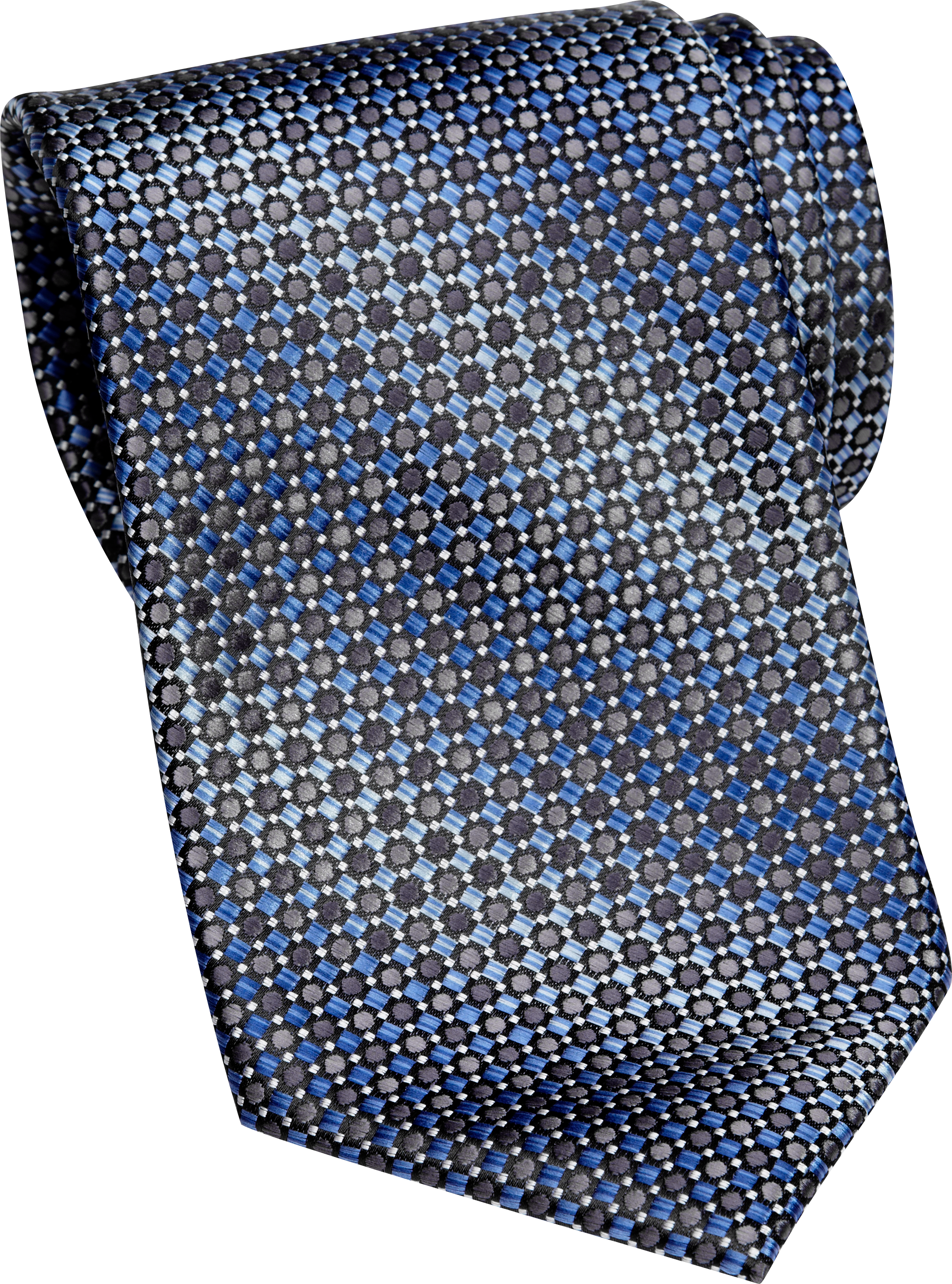 Platinum Designs Gray Circle Washable Tie