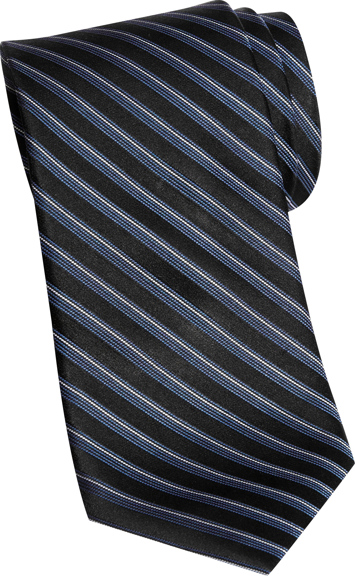 Wilke Rodriguez Blue Stripe Skinny Tie