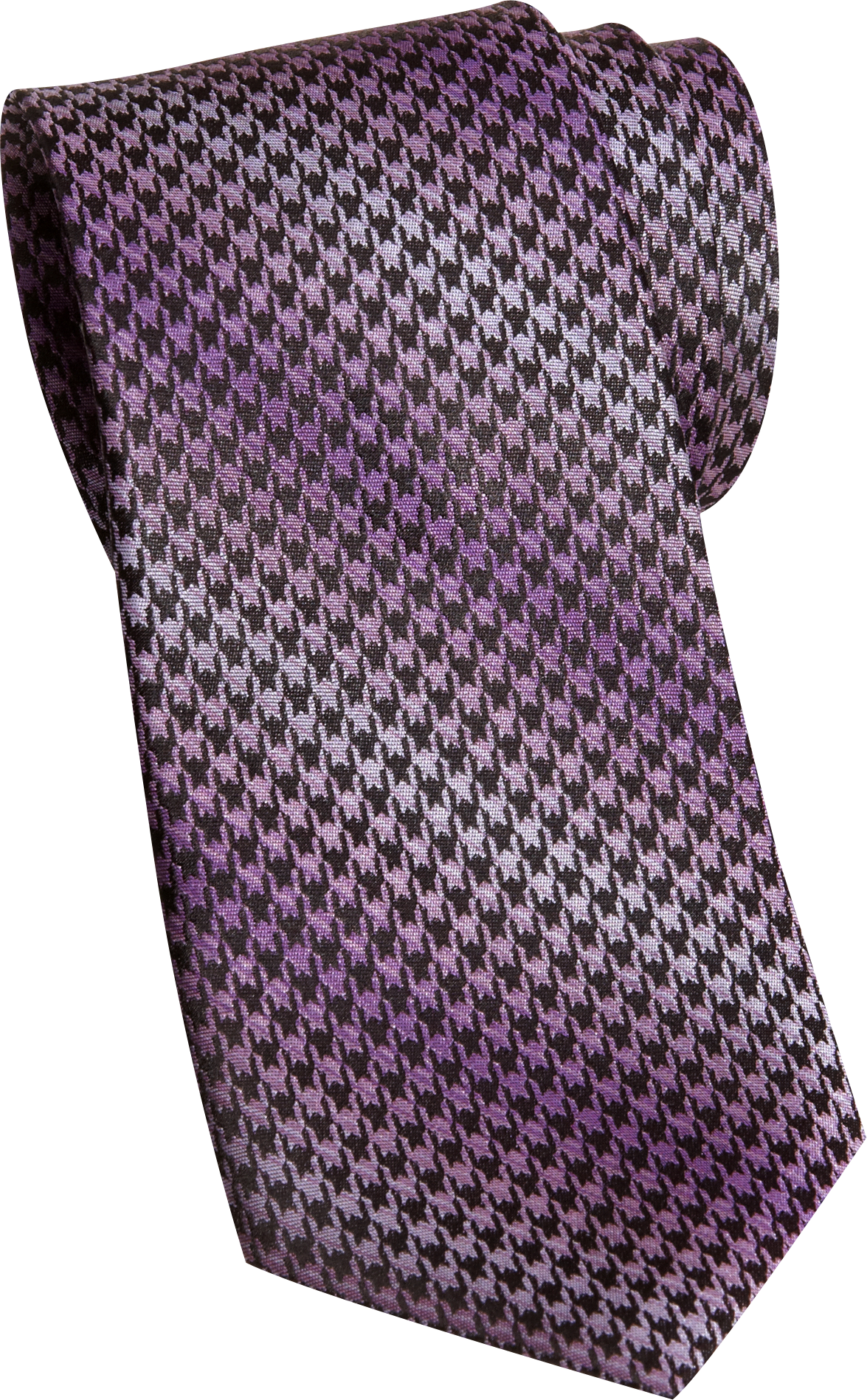 Wilke Rodriguez Purple Herringbone Skinny Tie