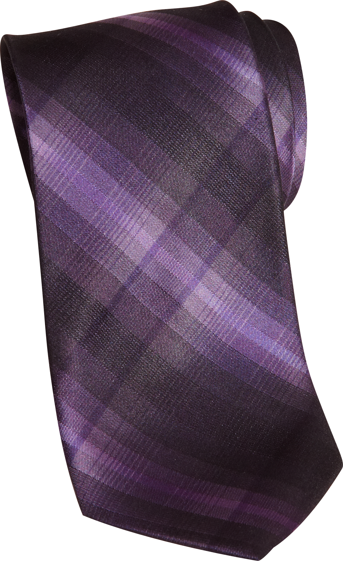 Wilke Rodriguez Purple Tonal Plaid Skinny Tie