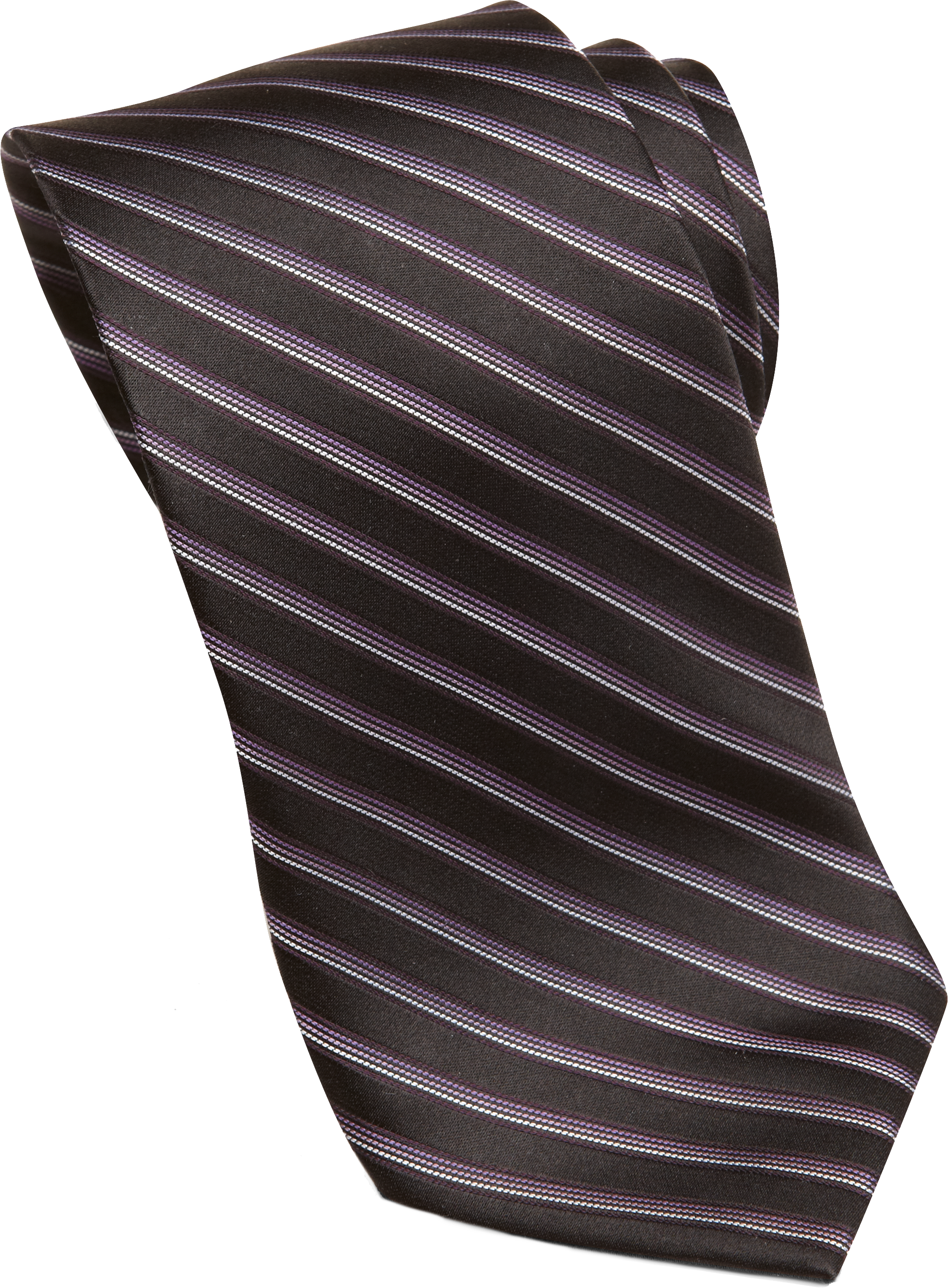 Wilke Rodriguez Purple Stripe Skinny Tie