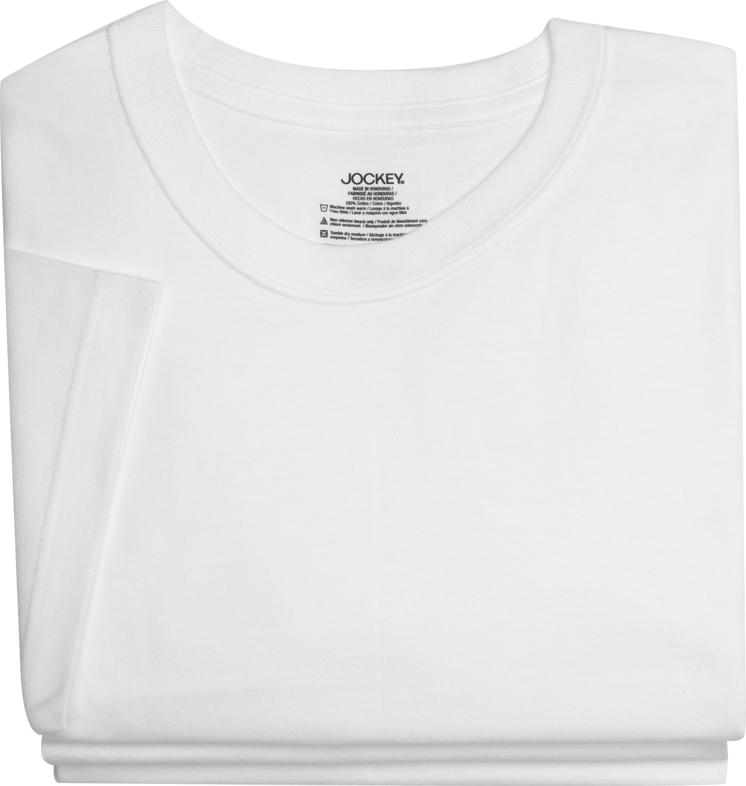 Jockey White Crewneck T-Shirt (Three-Pack)