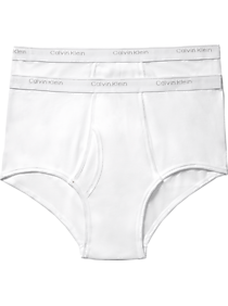 Calvin Klein White Cotton Classic Big & Tall Underwear 2-Pack