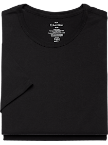 Calvin Klein Black Crew Neck Slim Fit Cotton Classics Big Tee Shirt 2-Pack