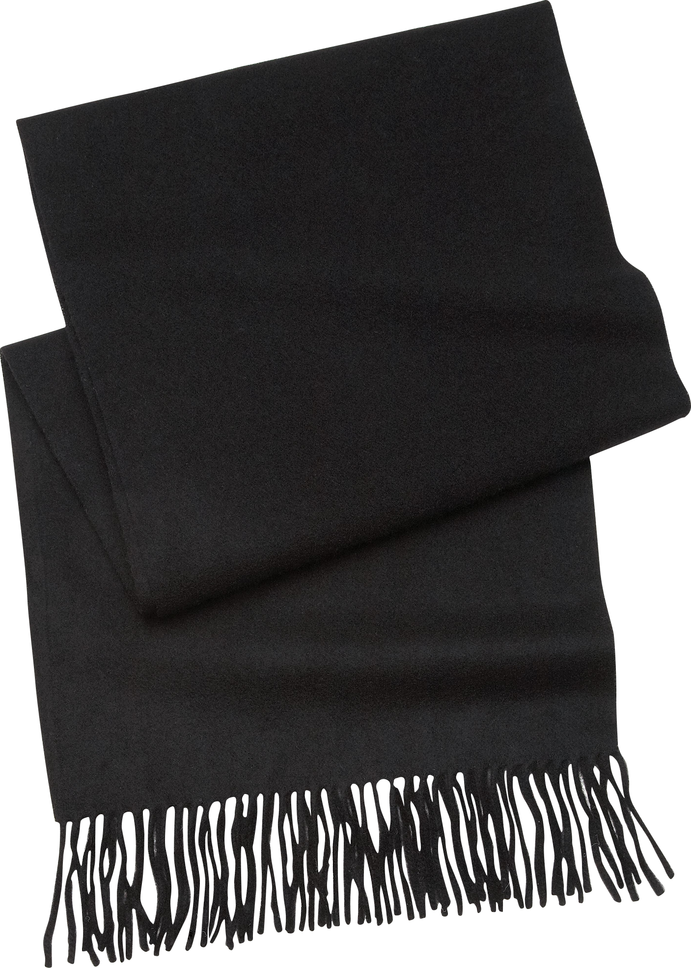 Pronto Uomo Black Cashmere Scarf