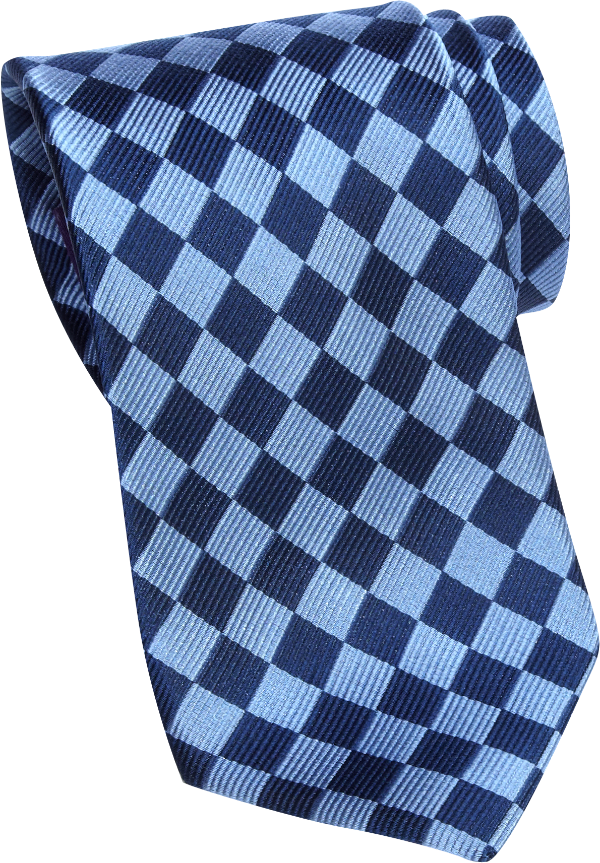 Burma Bibas Navy Diamond Narrow Tie