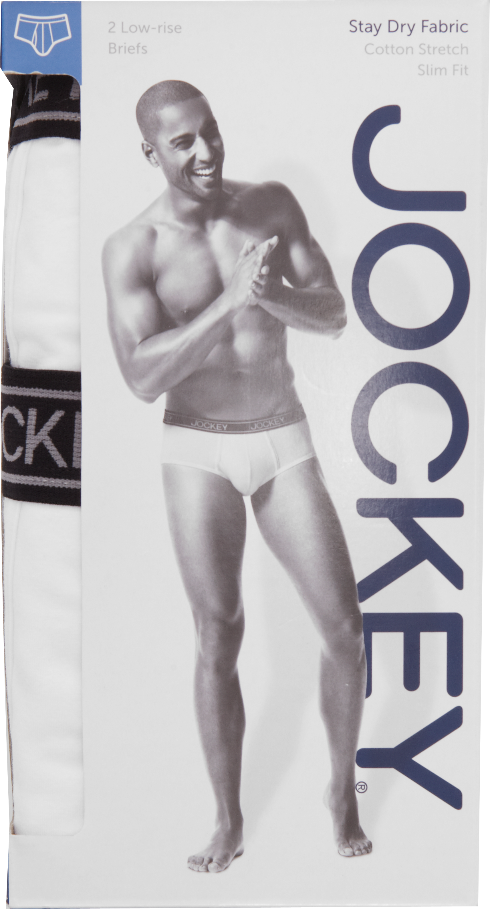 Jockey White Low-Rise Briefs