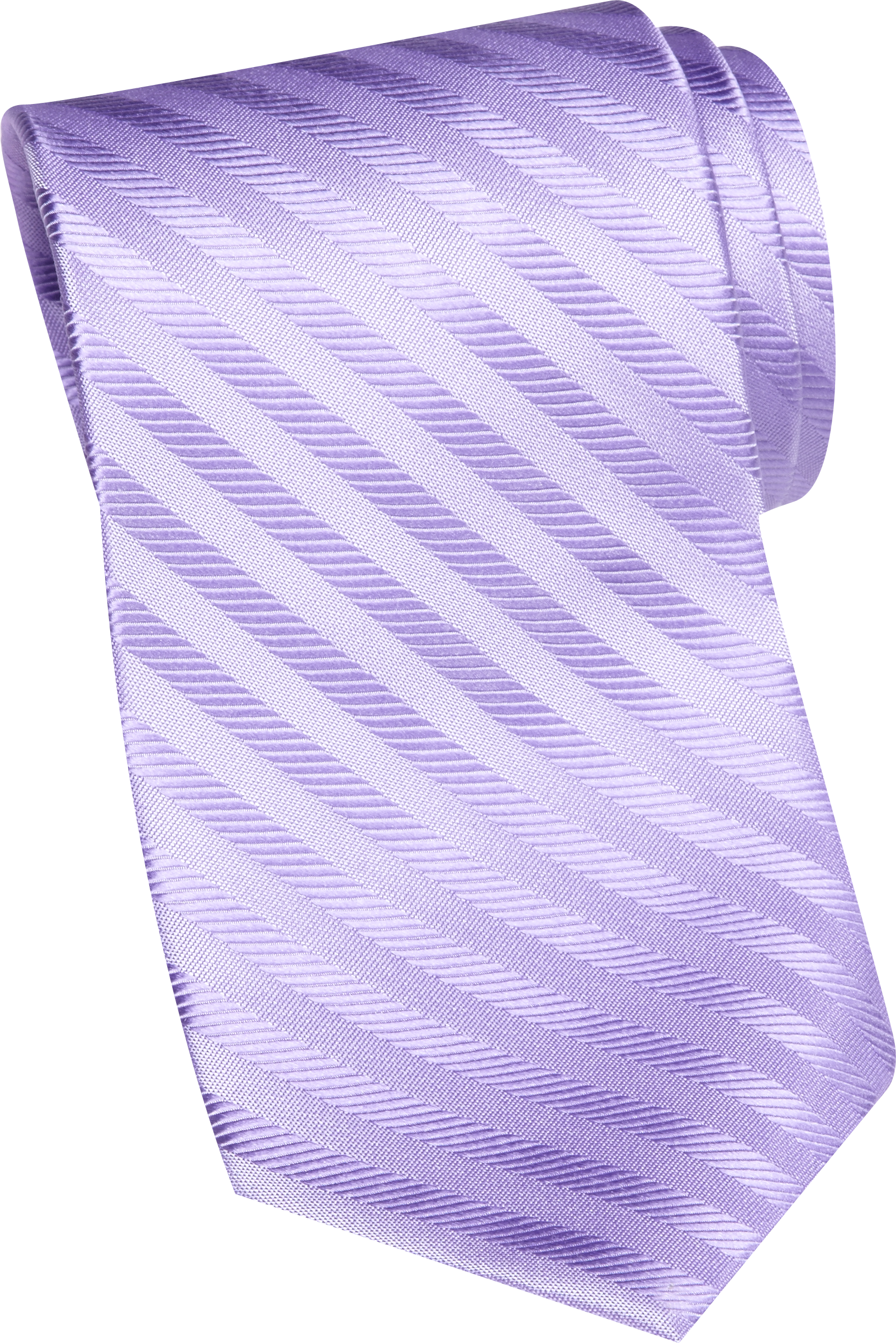 Burma Bibas Purple Woven Stripe Narrow Tie