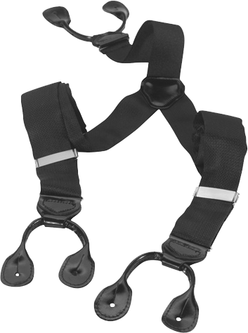 Big & Tall Black Formal Suspenders
