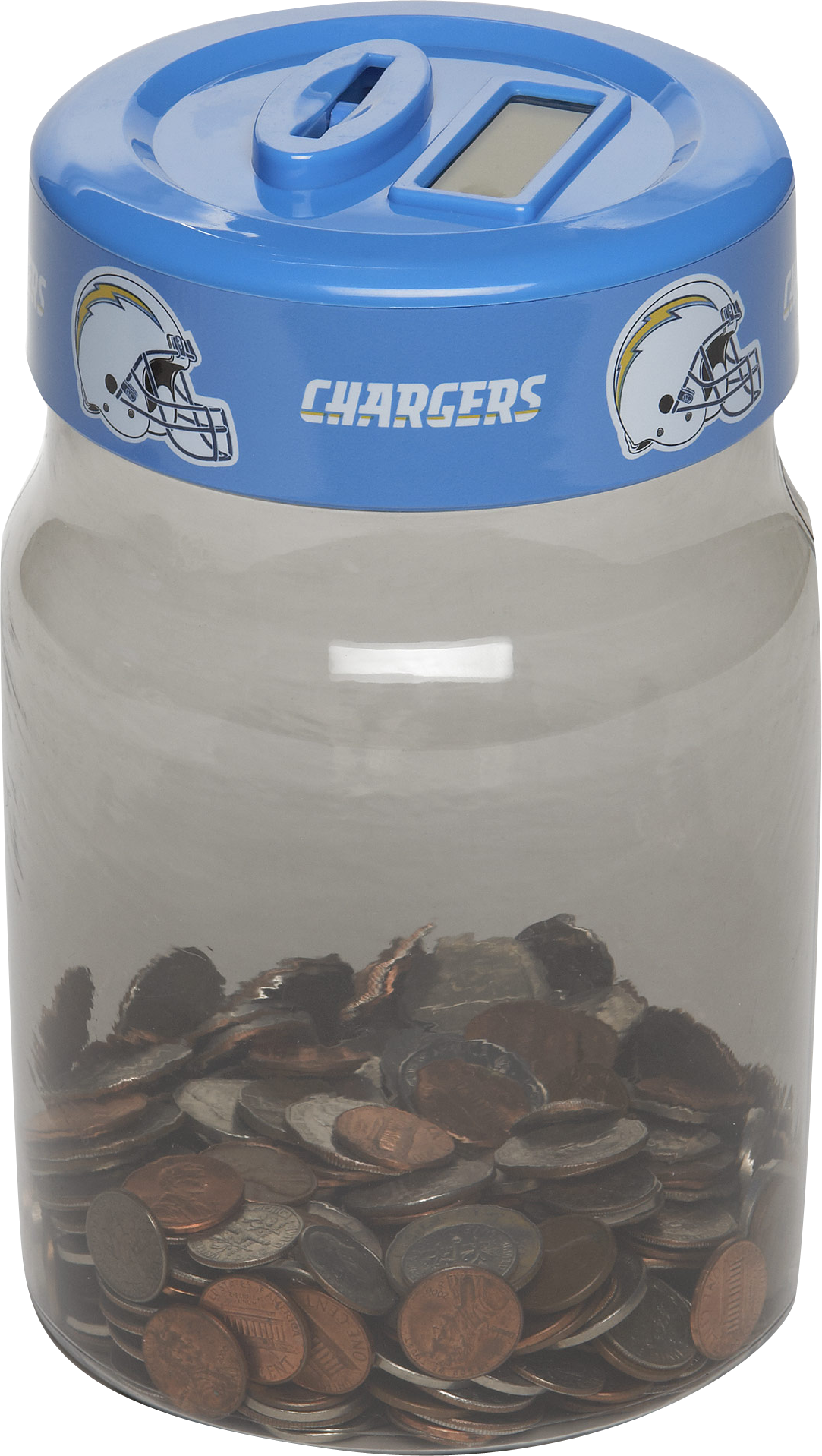 San Diego Chargers NFL Digital Coin Counting Money Jar