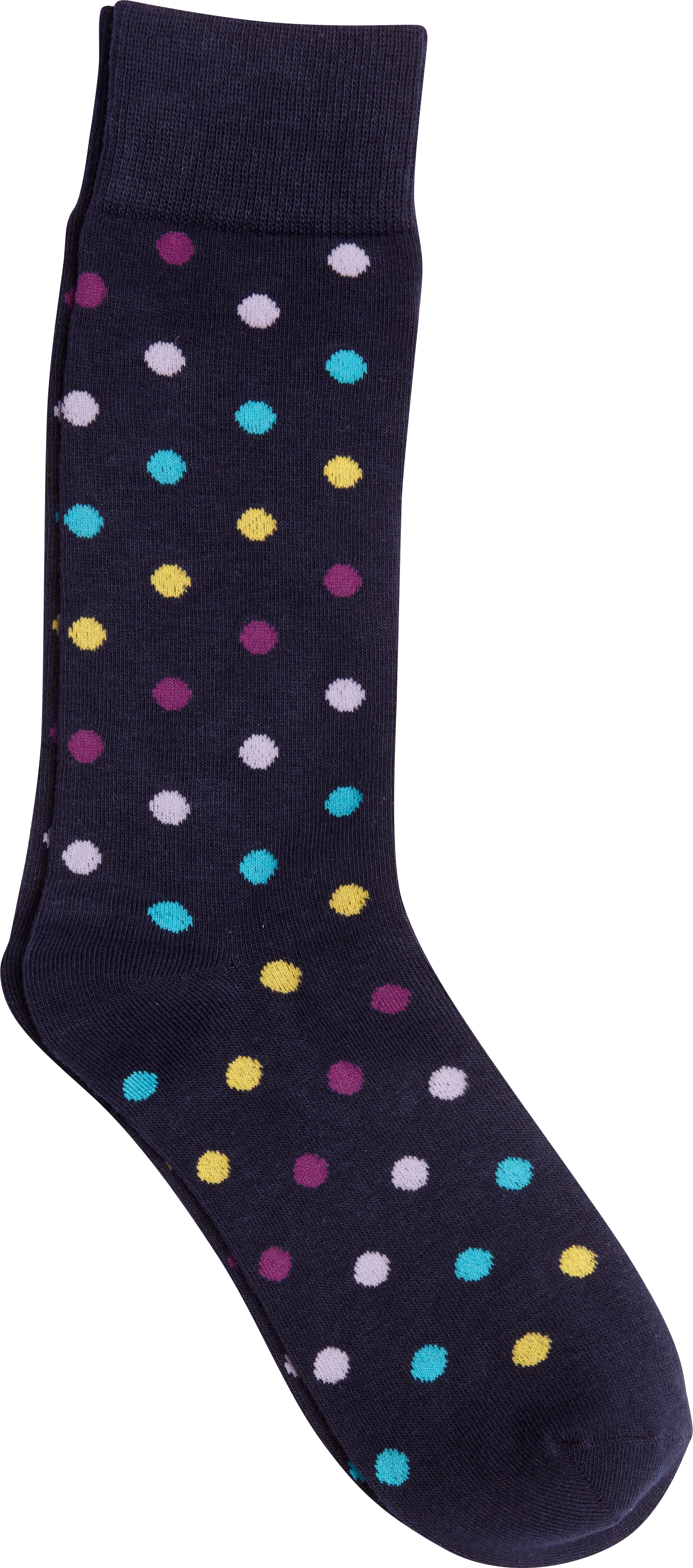 Egara Navy Dot Socks