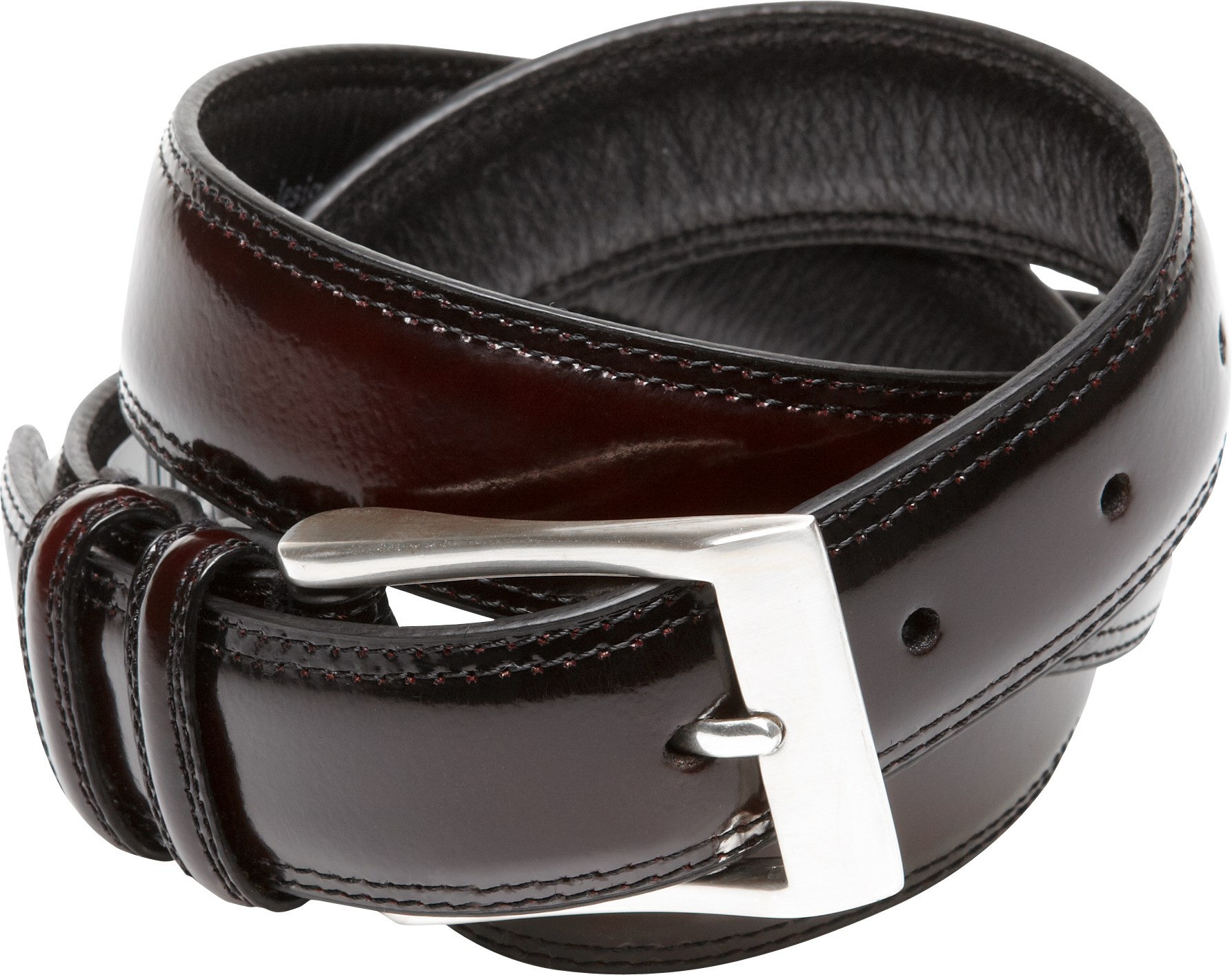 Florsheim Burgundy Leather Belt