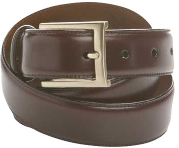 Burgundy Leather Belt