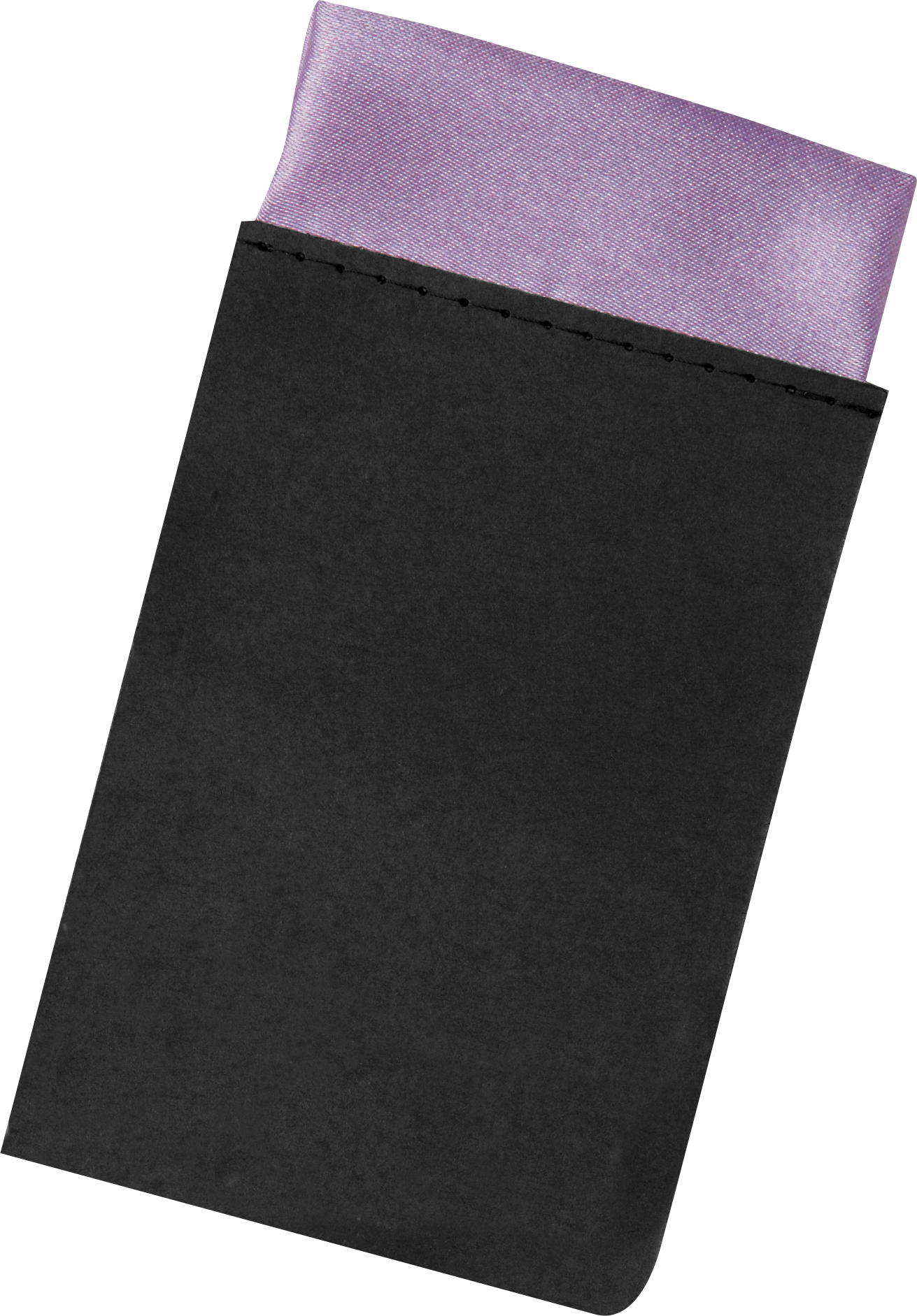 Plum Pre-Folded Lapel Pocket Stuffer