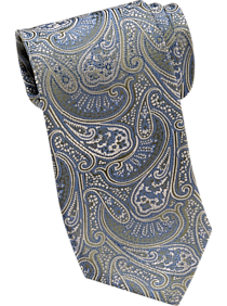 Burma Bibas Green Paisley Narrow Tie