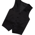Pronto Uomo Platinum Suit Separates Vest, Black - Suit Separate Vests