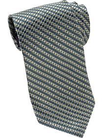 Burma Bibas Green Mini Check Narrow Tie