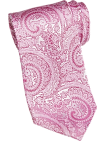 Burma Bibas Pink Paisley Narrow Tie