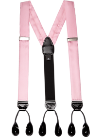 Men's Wearhouse Dobby Regular Pink Suspenders