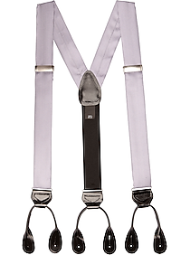 Men's Wearhouse Dobby Extra Long Plum Suspenders