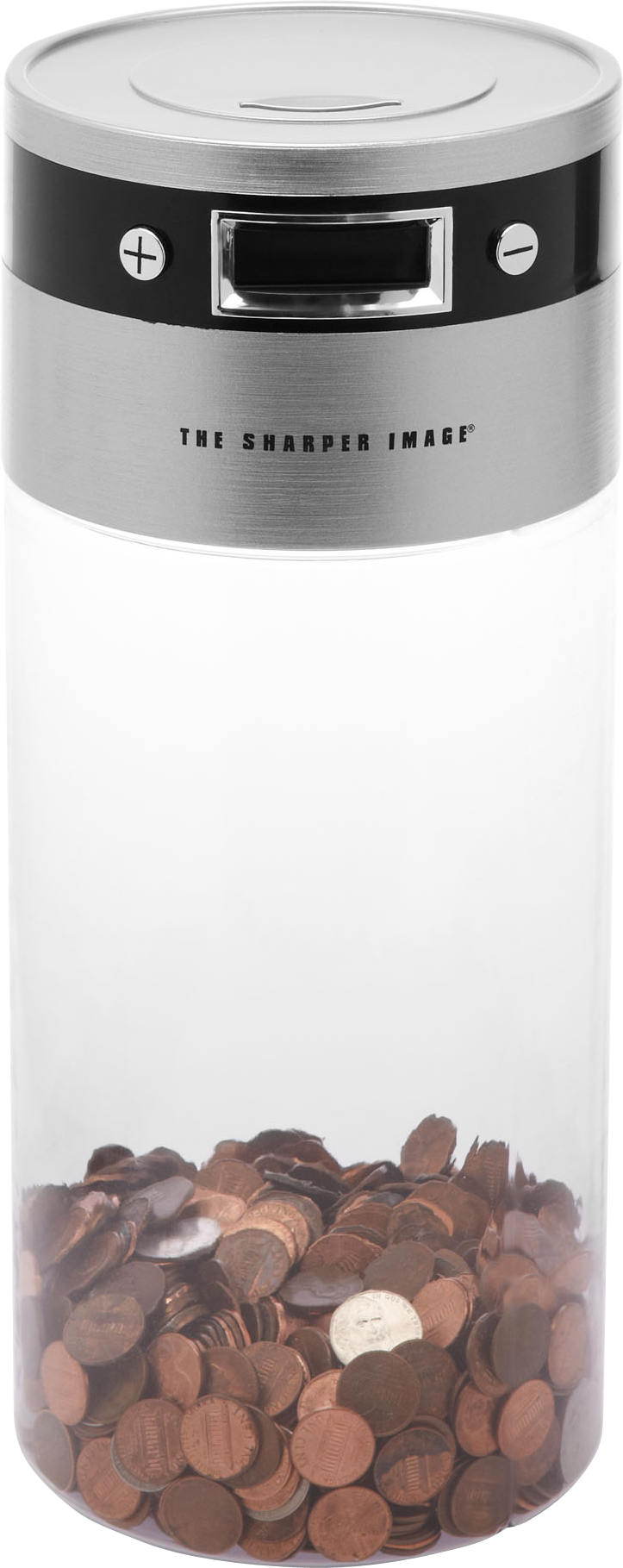 The Sharper Image Digital Super Sized Coin Jar
