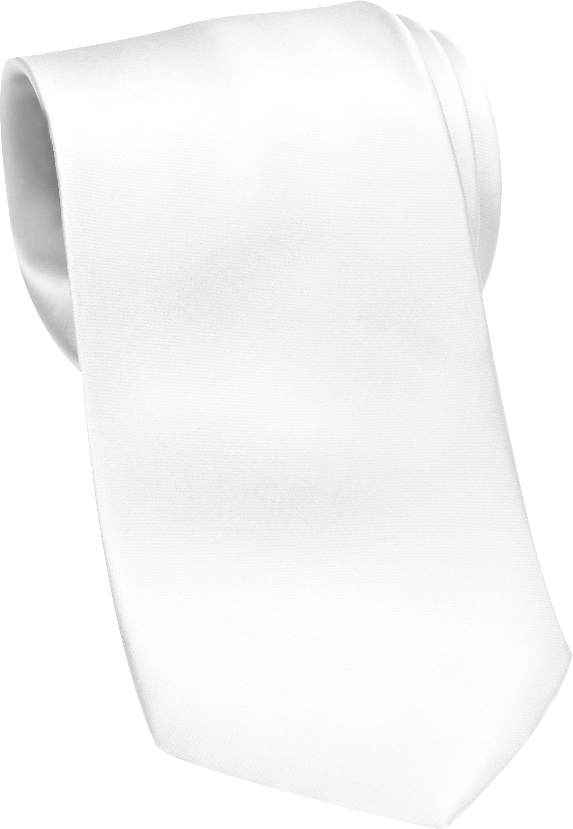 Joseph & Feiss Gold Narrow Washable Tie, White