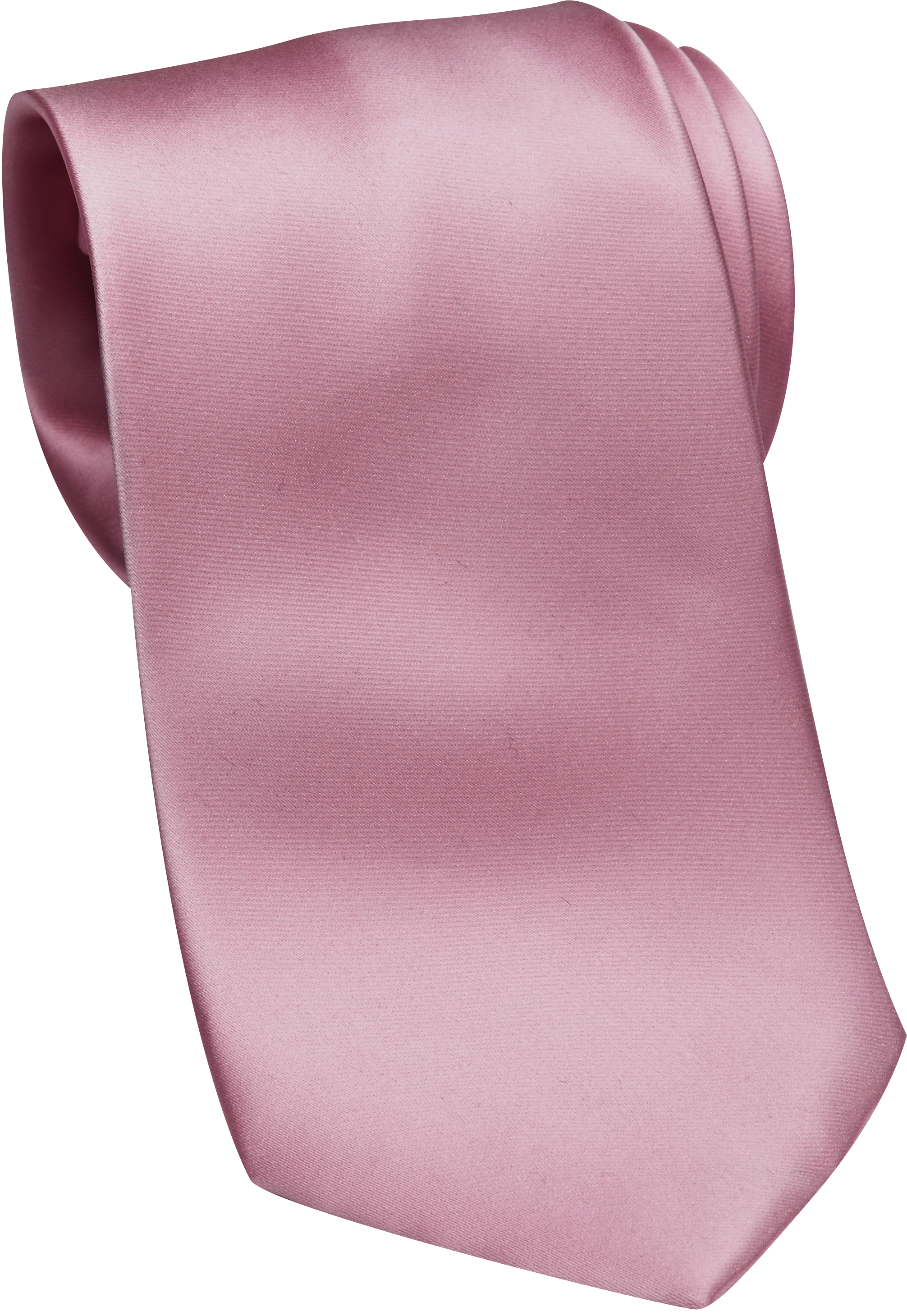 Joseph & Feiss Gold Narrow Washable Tie, Rose Pink