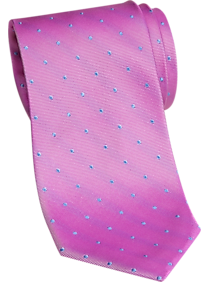 Esquire Lilac Polka Dot Narrow Tie
