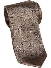 Joseph Abboud Brown Paisley Narrow Tie