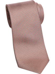 Joseph Abboud Rust Orange Mini Check Narrow Tie