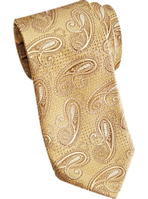 Joseph Abboud Yellow Paisley Narrow Tie