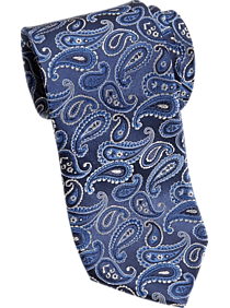Joseph Abboud Navy Paisley Narrow Tie