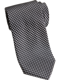 Joseph Abboud Black Mini Check Narrow Tie