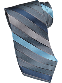 Calvin Klein Blue Stripe Narrow Tie
