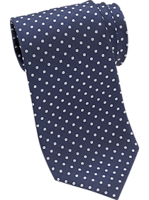 Calvin Klein Navy Dot Narrow Tie