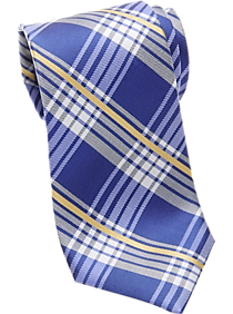 Tommy Hilfiger Blue Plaid Narrow Tie