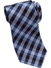 Tommy Hilfiger Blue Check Narrow Tie