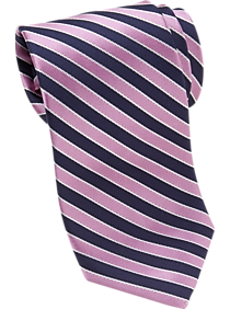 Tommy Hilfiger Pink Stripe Narrow Tie