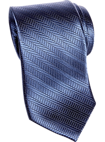Joseph Abboud Navy Herringbone Narrow Tie