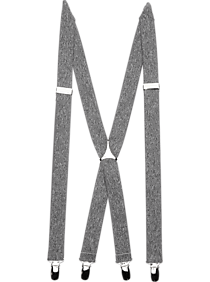 Egara Gray Clip Suspenders