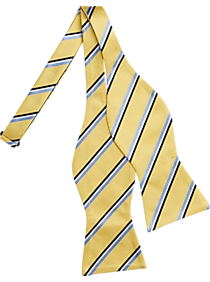 Tommy Hilfiger Blue & Yellow Gingham Bow Tie
