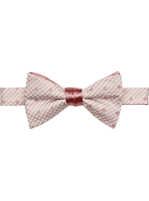 Calvin Klein Pink Check Bow Tie