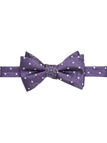 Calvin Klein Purple Dot Pre-Tied Bow Tie