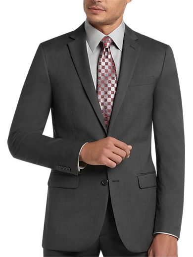 Men&#39;s Wearhouse Charcoal Tic Slim Fit Suit Separates (Outlet) - null | Men&#39;s Wearhouse