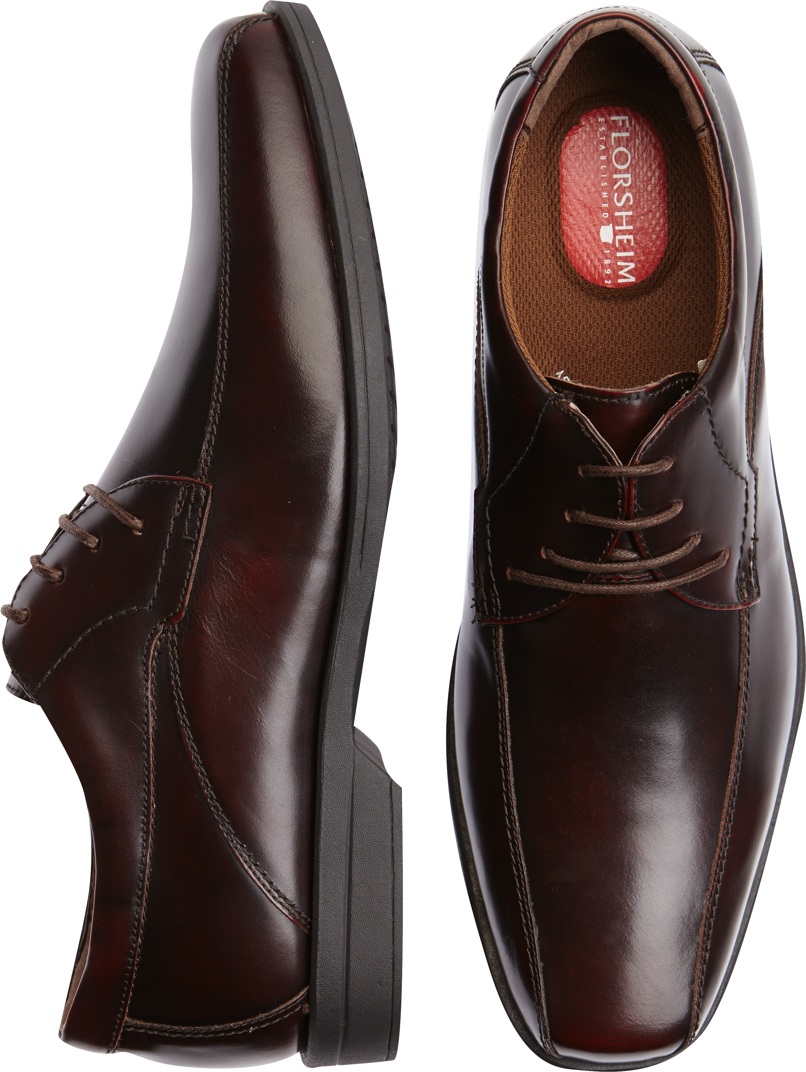 ... Dark Brown Oxford Dress Shoes (Outlet) - Dress Shoes | Men's Wearhouse