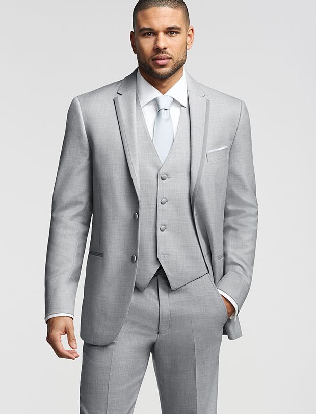 Light Gray Tuxedo - Joseph Abboud - Framed Notch Lapel | Men's Wearhouse